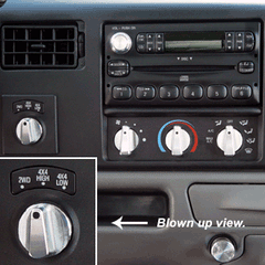 Ford Superduty Ranger Billet 4x4 Selector Knob