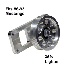 86-93 Ford Mustang Ultra Light AC Eliminator Kit & Pulley